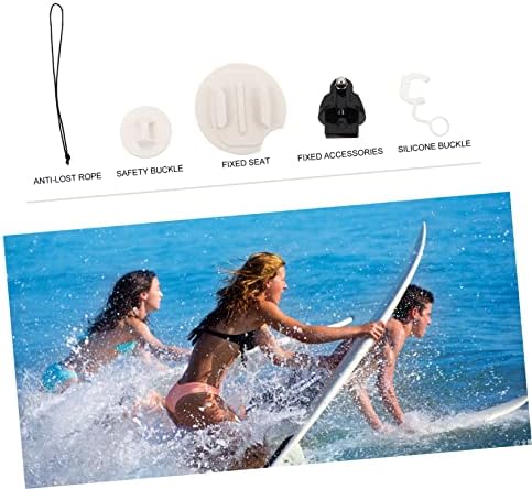 Veemoon 1 Set Surfing Acessórios Strapping Kit Câmera de vídeo Acessórios de microfones Acessórios para montagem de surf