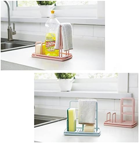 Ware seca cesta de cesta de cesta de pia de esponja stand stand cozinha torneira de armazenamento rack esponja e