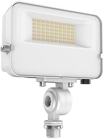 Morris 30w cor de LED externo ao ar livre ligável pequena luz de segurança, montagem de 1/2 de junta, 3000k-5000k, branco