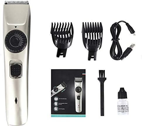 RC Zchan Cabelo Profissional Clipper Recarregável TRIMER TRIMER TRIMER MACHERAÇÃO DO KIT DE GROOMELAÇÃO Titanium Cerâmica Máquina