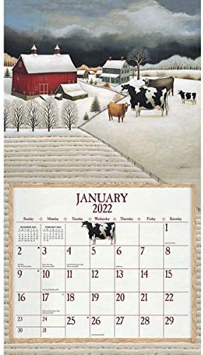 Lang vacas vacas Vacas 2022 Calendário de parede