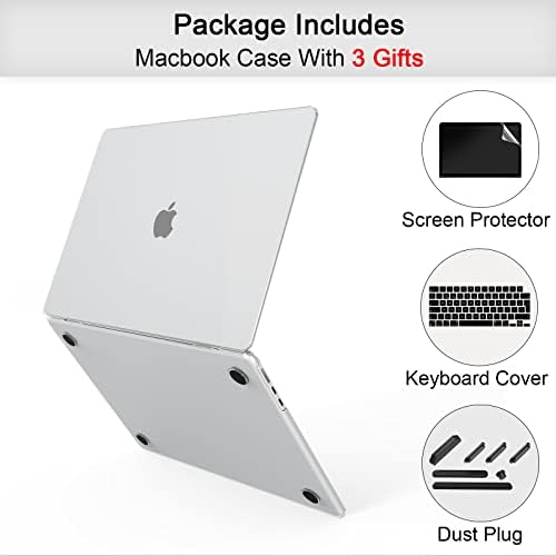 TEDAWEN Adequado para MacBook Air 13,6 polegadas Caso 2023 2022 Modelo de liberação: A2681 M2 CHIP, PLÁSTICO CASE DE CHENGA DUSTA E