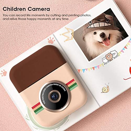 Câmera de impressão instantânea para crianças, atualize câmera infantil selfie, câmera digital de vídeo com tinta zero