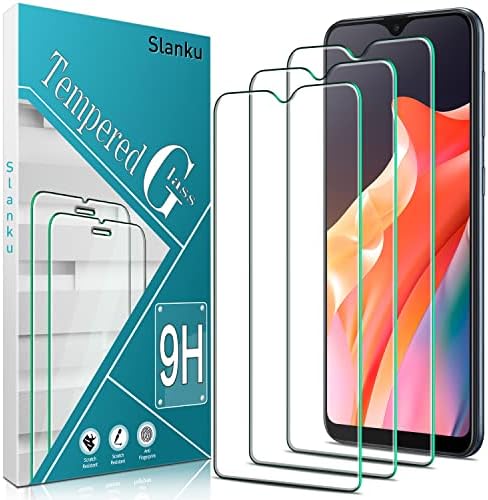 Slanku [3 pacote] projetado para o Samsung Galaxy A10S, A10 2019 Temperado Glass Screen Protector, HD Screen Protector Film,