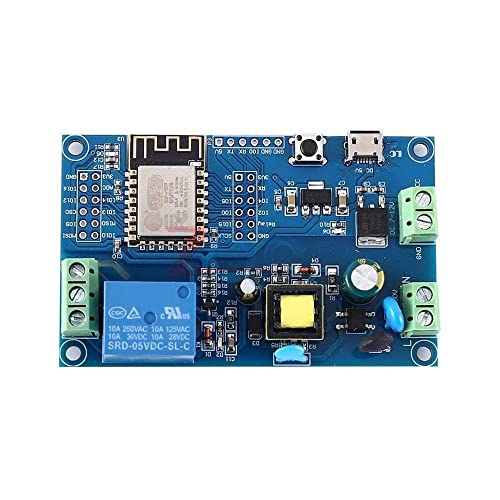 Esp8266 Módulo de relé ESP-12F AC 90-250V DC 12V WiFi Relay Switch Módulo ESP-12F Controle remoto para Arduino Smart Home
