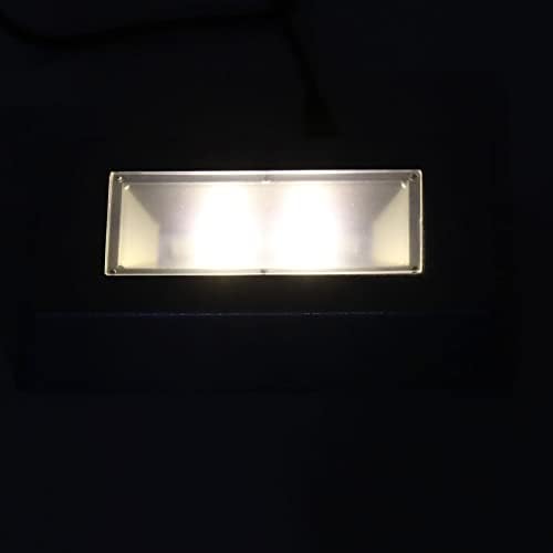 Base de exibição de LED de oumefar, luz de luz de luz Base retangular de baixa potência, iluminação múltipla de modo múltipla