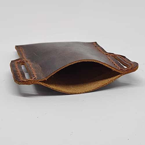 Caixa de coldre de couro holsterical para huawei mate 20 x, capa de telefone de couro genuíno artesanal, caixa de bolsa de couro