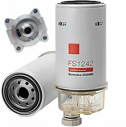 Spin de combustível/água do separador no filtro com a base Substitua para Fleetguard FS1242 3355903 Atualização FS1015