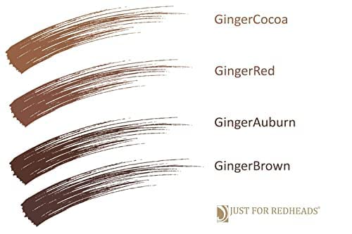 Apenas para Redheads Ginger Red Mascara Naturelle/Ginger Red Dream Brow Stick Combo - 2 pacote, natural, duradouro, prolongado e definindo, ótimo para loiras, à prova de manchas - feita nos EUA…