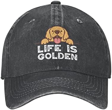 Engraçado Golden Retriever Hats Life Is Golden Retriever Hats Women Women Womens Hats