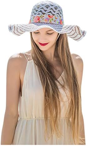 Chapéus de palha de folha de verão para mulheres meninas Sun Proteção Fashion Flor dobrável Viagem de férias viseira chapéus de