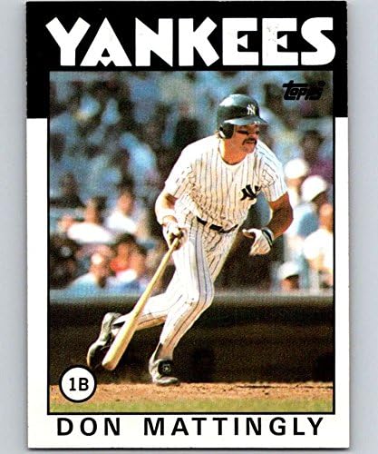1986 Topps 180 Don Mattingly NM-MT New York Yankees Baseball
