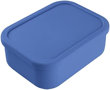 GPPZM Silicone Bento Box Durável Lunhana Recipientes com 3 Compartimentos Companhos de Armazenamento de Alimentos Empilhados Com lanches