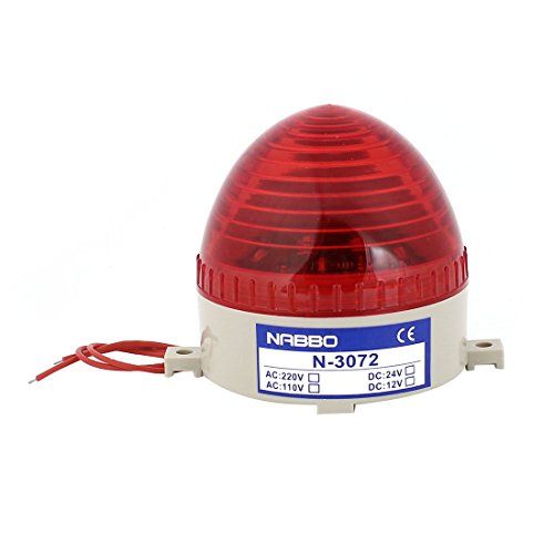 Industrial AC 110V LED vermelho piscando lâmpada de lâmpada Lâmpada de lâmpada N-3072