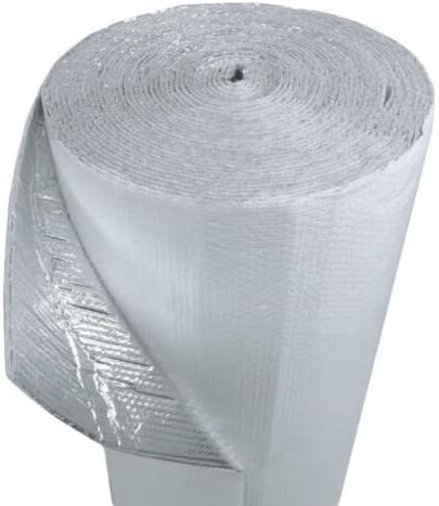 20 pés. Página de tubo de espuma de PVC isolada com casca de alumínio em estoque branco/prata nos EUA