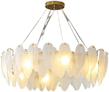 Czdyuf Scandinavian liderou o lustre da sala de estar de vidro lustre de mesa de jantar lâmpadas de lâmpadas de quarto