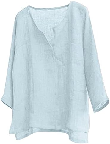 Camisa de vestido de linho de algodão masculino - moda de linho de algodão curta de manga curta praia casual tops casual t -shirt ioga
