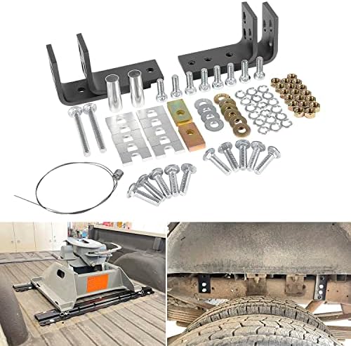 30035 Kit de instalação de engate de rodas com hardware e suportes para reinstalação de caminhões de tamanho normal Substituição Parte nº 30035, 58058