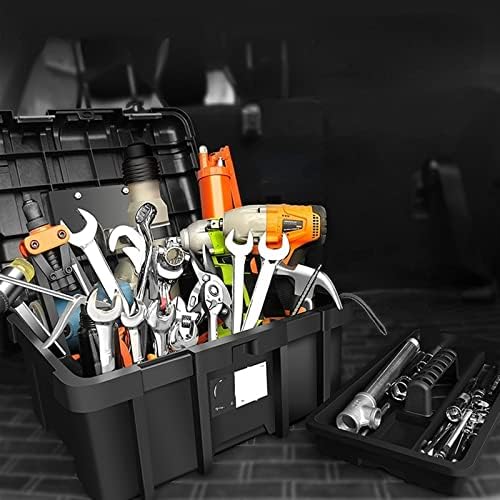 Kit de ferramentas AKFRIEGJX para caixa portátil da caixa portátil Caixa de ferramentas eletricista de hardware Garagem Ferramenta de armazenamento de garagem