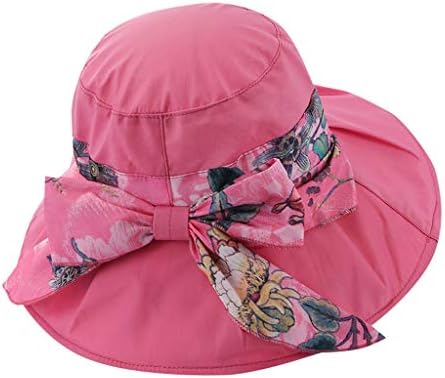 Chapéu de viseira para mulheres, chapéu de sol ajustável Capinho dobrável e vazio de chapéu de verão de praia ao ar livre