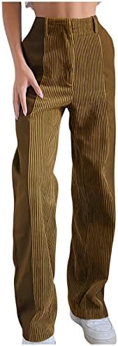 Calça de moletom para mulheres para mulheres de ascensão média de calça de calça de calça de calça de calça de calça de color