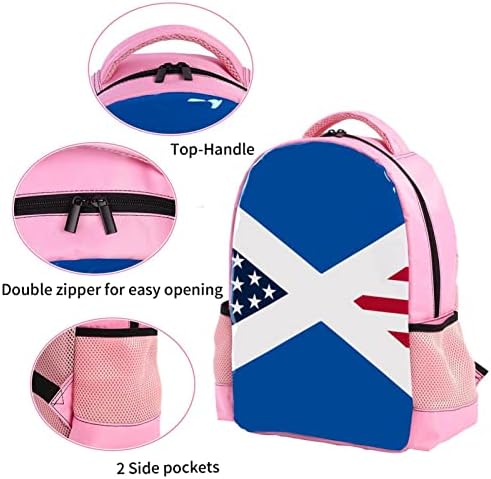 Mochila Laptop VBFOFBV, Mochila de mochila elegante de mochila casual para homens para homens, Escócia e EUA