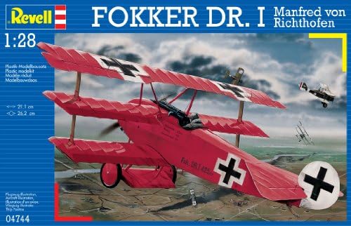 Revell Fokker Dr.1 Richthofen, vermelho