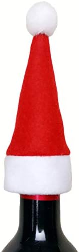 Ornamentos de natividade tomaibaby 10pcs chapéu de natal talheres de chapéu de natal saco de talheres santa saco