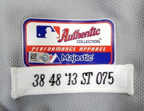 2013 Detroit Tigers Darin Downs 38 Jogo emitido Grey Jersey 48 950 - Jerseys MLB usada para jogo MLB