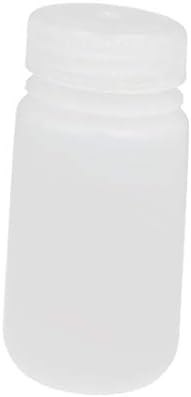 X-Dree 100ml HDPE Cilindro de plástico largo Reagente Bottle Bottle White (Bottiglia di Campione di Reagente por Bocca larga em plástico hdpe da 100 ml Bianca