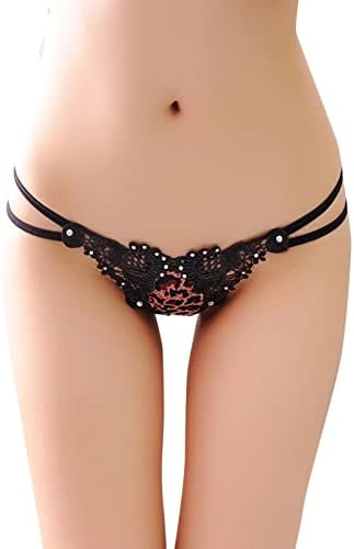 Sexy Valentines G-String Thongs Mulheres Mulheres Sexo Naughty Low Waist Lace T-Back Subwear