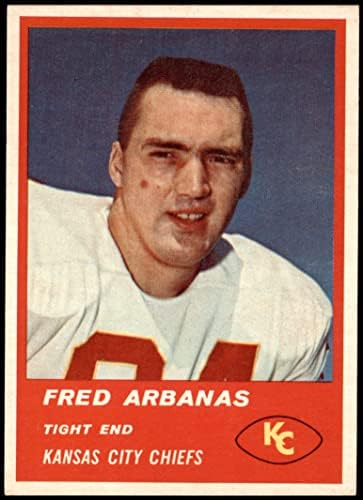 1963 Fleer # 50 Fred Arbanas Kansas City Chiefs NM Chiefs Michigan St St.
