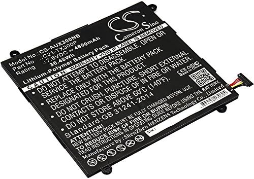 Substituição de bateria de 4800mAh para o livro de transformadores TX300CA Livro TX300CA 13,3 C21-TX300P