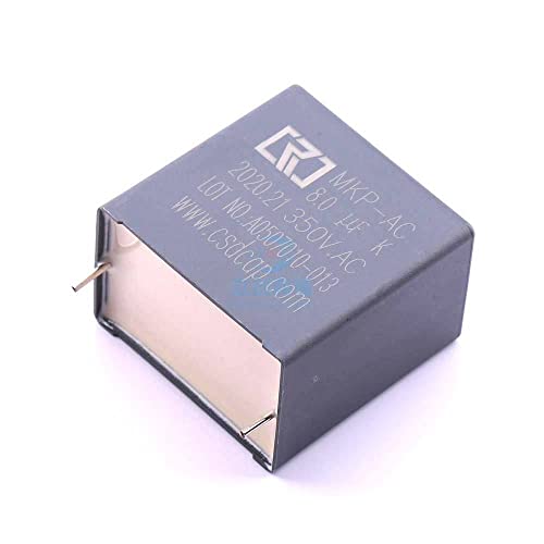 1 PCS Capacitor de filme de polipropileno 8UF ± 10% 350V Capacitor de filtro CA Capacitor radial chumbo, p = 37,5mm AC5030