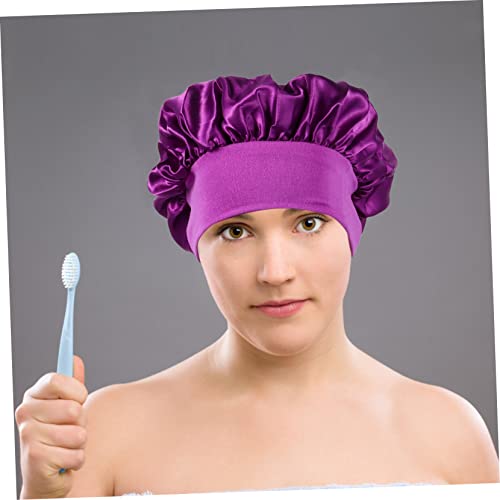 Beavorty bandeira da cabeça Capinha de chuveiro Silky Scrunchies para feminino maquiagem de cabelo Capfetas de cabeça fofas para