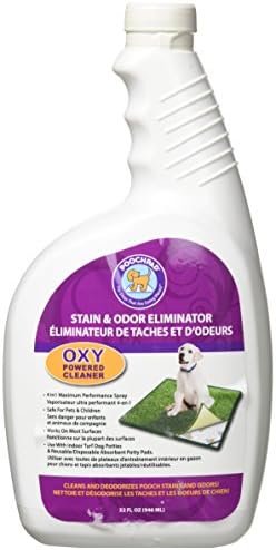 Poochpad Stain & Odor Eliminator 32 oz, limpador movido a oxi, seguro para animais de estimação e crianças, pads de penico