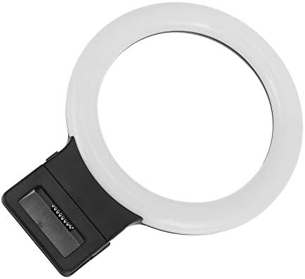 Solustre Led Selfie Ring Light Circle Light Professional Video Conference Lighting Clip On Ring Light para maquiagem