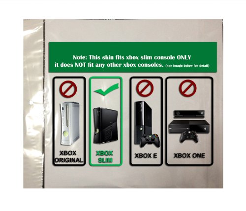 Xbox Skins Triple Guns Decalques Tampa de vinil para Xbox 360 Slim Console