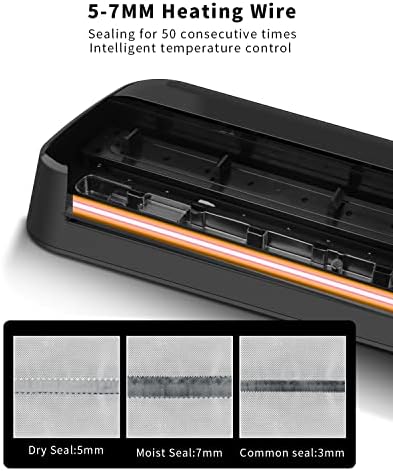 Máquina de selaz de vácuo automática completa Ghvaczs AP-18 Selador de vácuo de alimentos com fio de aquecimento