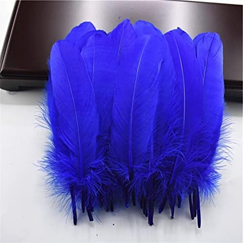 Pumcraft Feather for Decor Jóias Diy Pólo Hard Feathers Natural Goose For Craft Diy Jóias Plumes 5-7inch/13-18 cm DIY Plume Feather