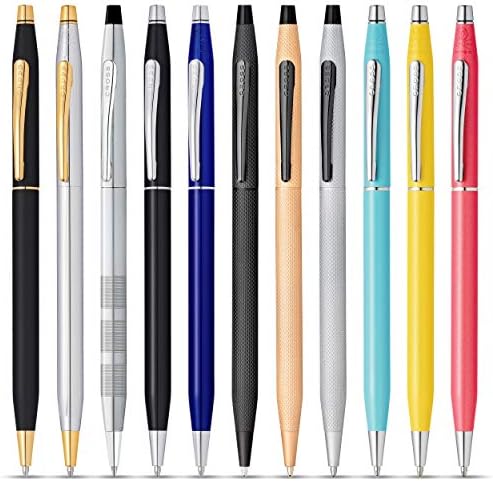 Cross Classic Century Reabilable Ballpond Pen, Ballpen Medium, Inclui Caixa de Presente Premium - Cromo de Cetim