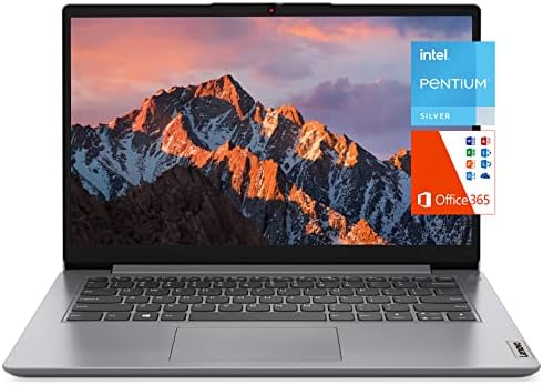 Lenovo mais novo Ideapad 1i 14 Laptop HD, para casa e estudantes, Intel Quad-core