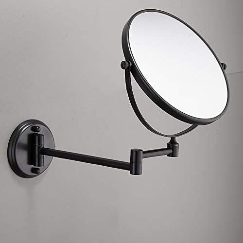 Rhynil Makeup espelho dobrável Hotel banheiro telescópico parede de espelho duplo e verso espelho de beleza espelho pendurado