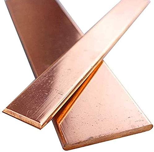 Folha de cobre de Yiwango 19,6 T2 Cu Metal Bar Bar Flat Metal Crafts de espessura de metal folhas de cobre
