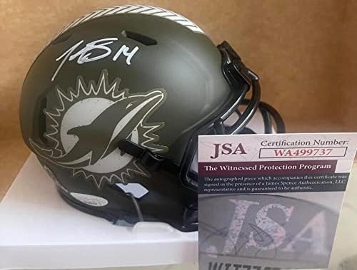 Trent Sherfield Dolphins assinou mini capacete JSA WA499741