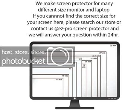 Protetor de tela leve anti -azul para o monitor de desktop de 19 polegadas. O tamanho do protetor da tela é de 16,1 polegadas