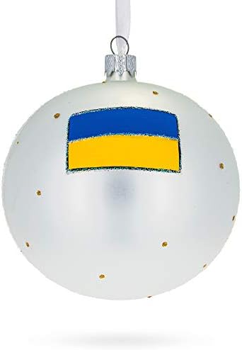 Kiev, Ucrânia Glass Ball Christmas Ornamento de 4 polegadas