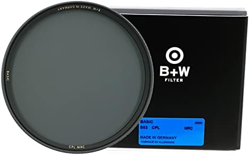 B+W 49mm Polarizador circular básico Filtro de vidro MRC