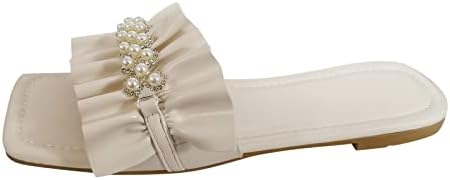Corretas em casa Mulheres sandálias suaves e confortáveis ​​para mulheres de dedo do pé aberto chinelos fofos para sapatos