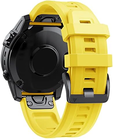 Sawidee 22 tiras de banda de vigas de silicone de 26 mm para Garmin Fenix ​​6x 6 Pro 7x 7 5 5x 3 3HR 945 Pulseira Smartwatch